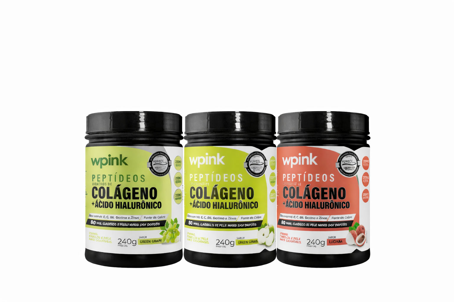 Kit Colágeno + Ácido Hialurônico (3 Un)